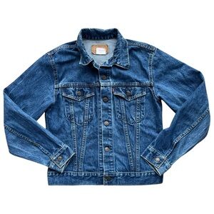 Vintage Levi's Trucker Jacket Denim Made In Canada Women’s Small 1980s